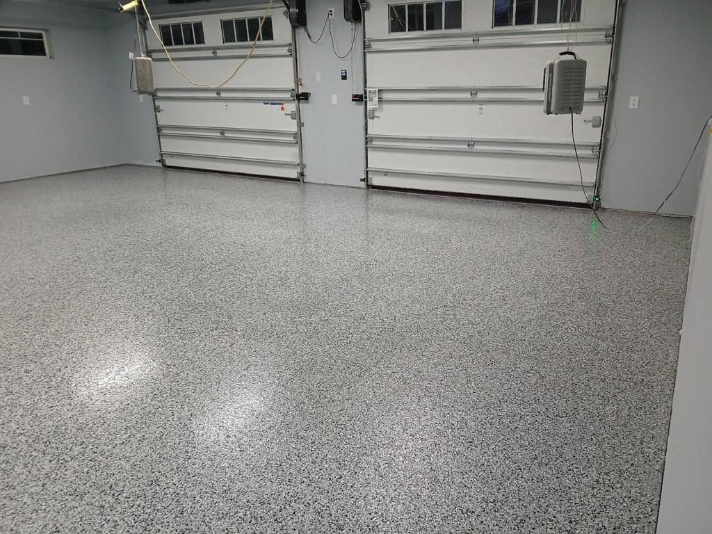 polish concrete garage