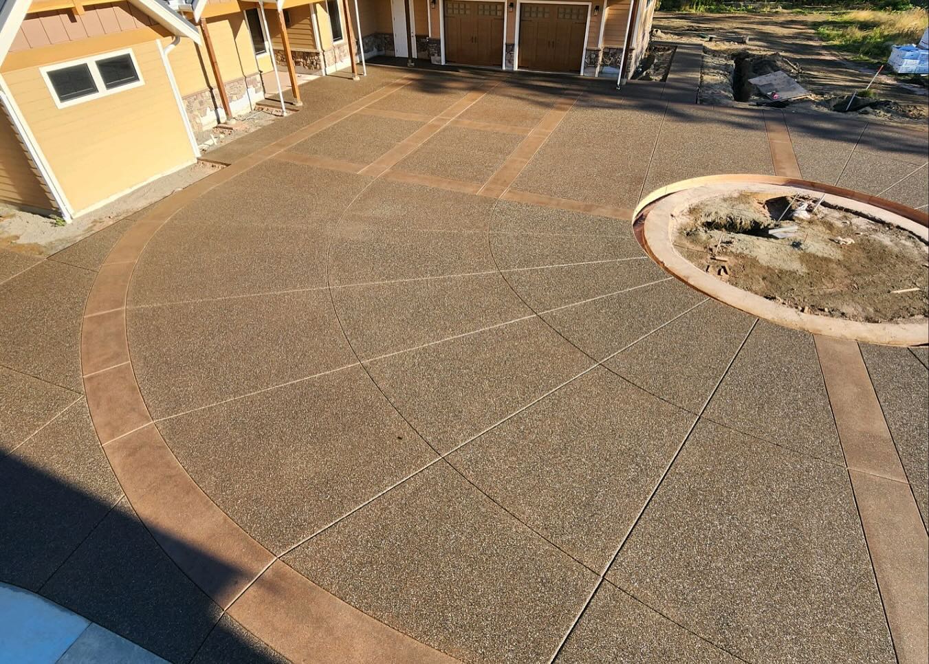 concrete driveway