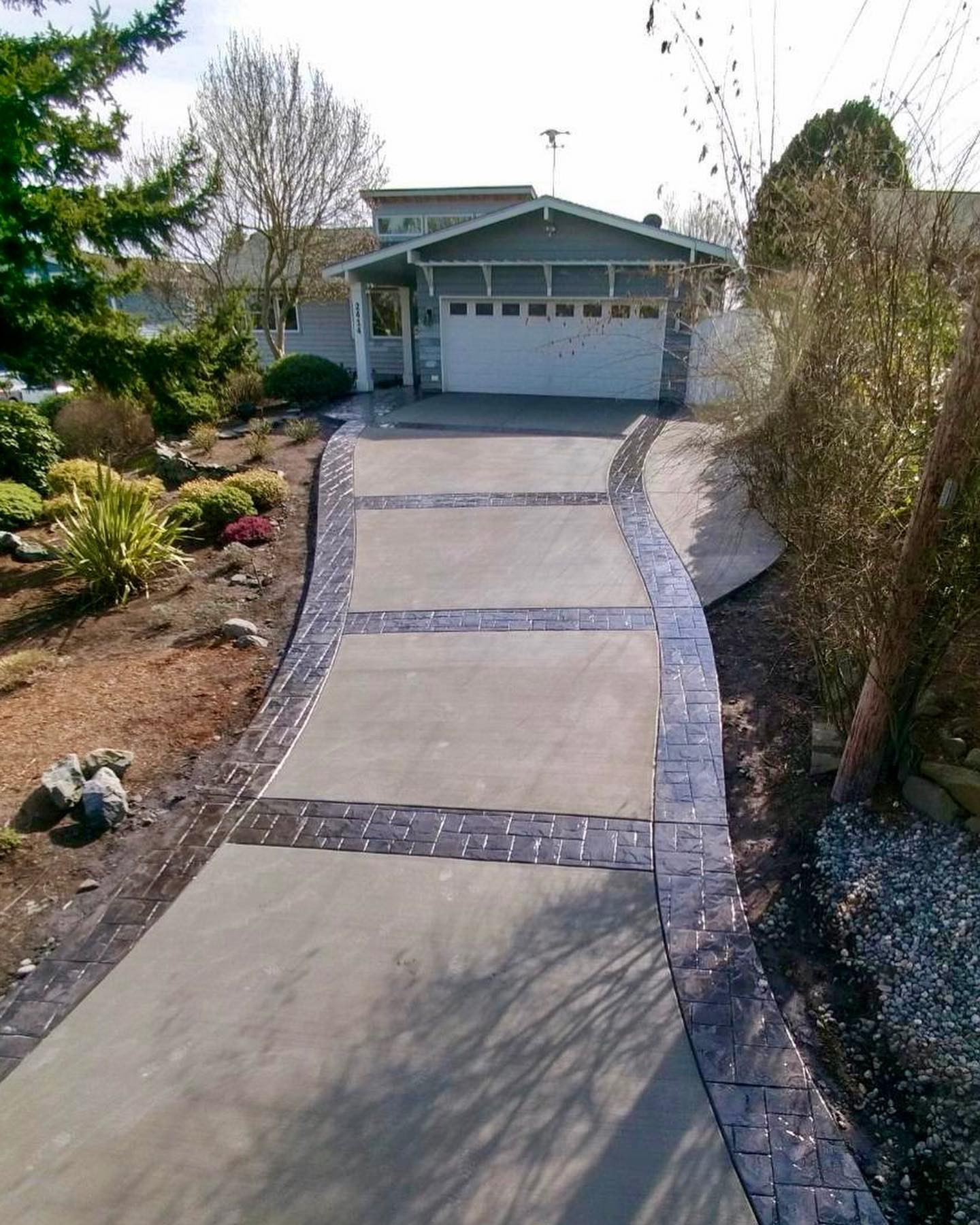 concrete driveway